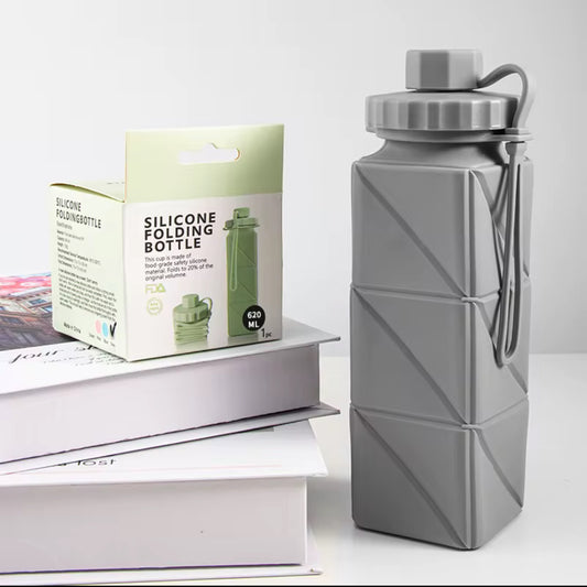 Bouteille d’eau pliable en Silicone - 620 ml
